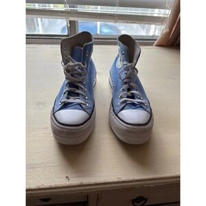Converse Chuck Taylor All Star High‎ Top Light Blue Size 7.5